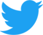 Twitters Logo, a white bird on a blue background, a link that leads to my twitter-page. A place where you can see the lates updates and news.